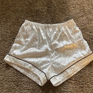 SHEIN leopard print pajama shorts